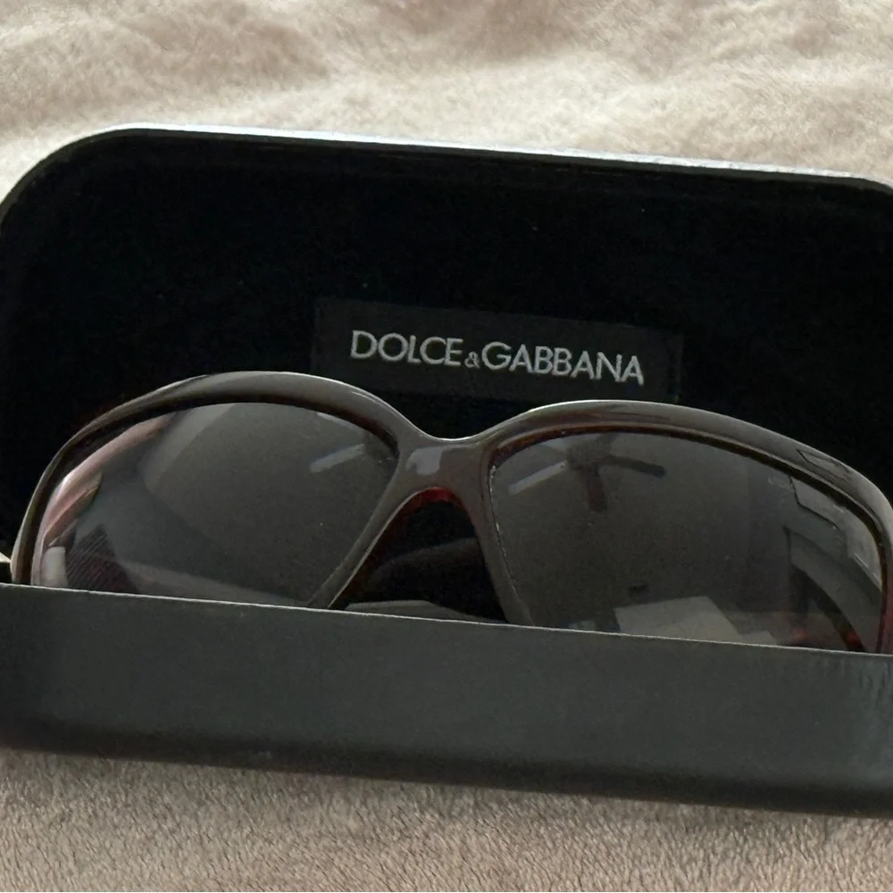 Dolce & Gabbana Ruby Red Embellished Sunglasses - Picture 9 of 10
